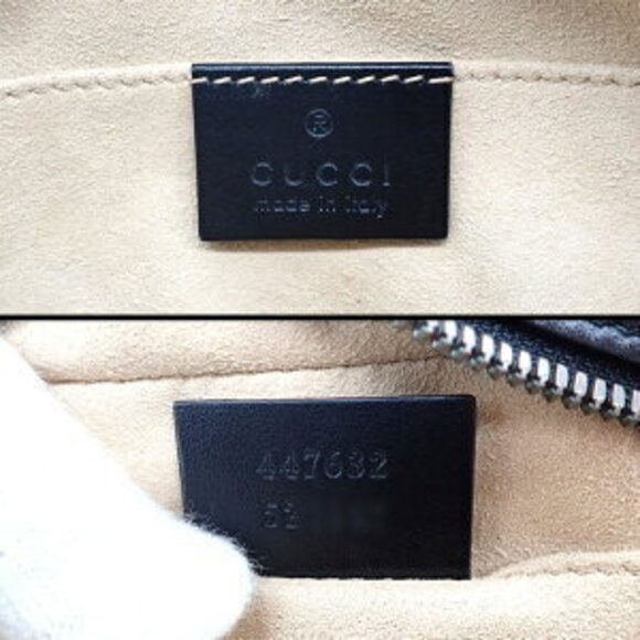 Gucci GG Marmont Shoulder Bag Black Quilted Leather - Picture 7 of 10